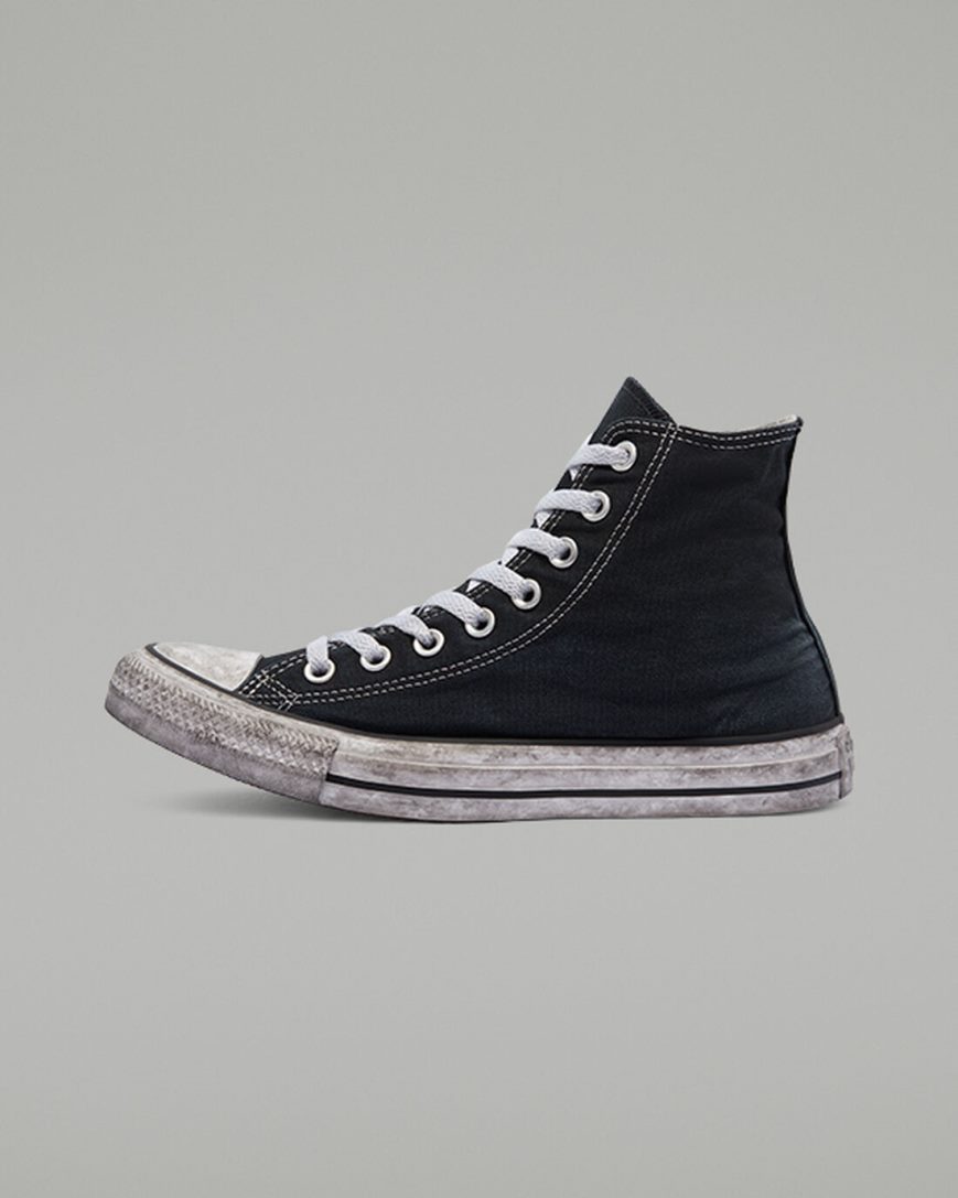 Women's Converse Chuck Taylor All Star Canvas Smoke High Top Shoes Black / White | AU CE501G